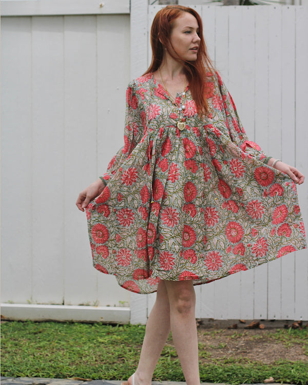 Hawa Short Dress In Flora