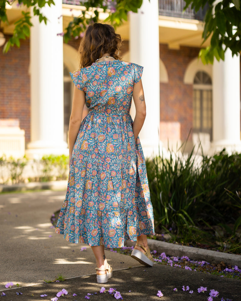 Saheli Midi in Zinnia