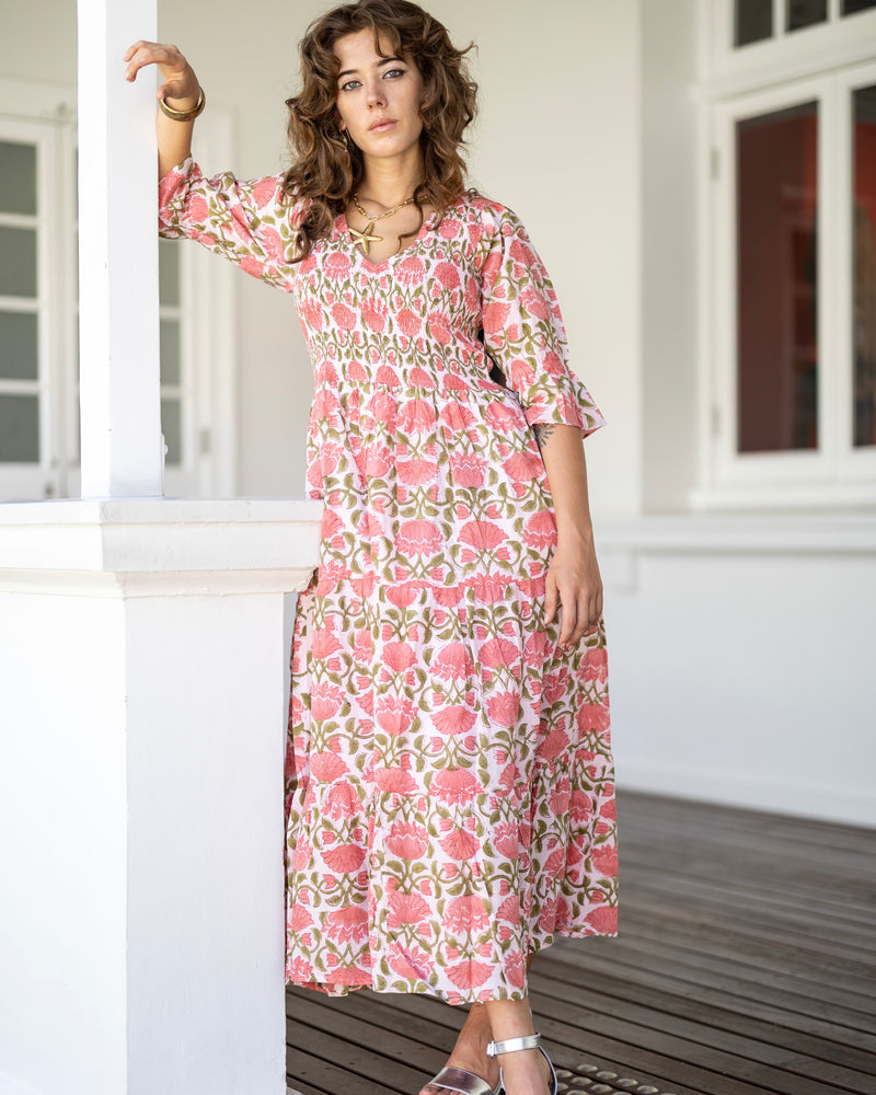 lotus maxi dress Out and about in our new Lotus Maxi Dress I paired it with a cardigan and  platform sneakers for a more relaxed winter look The Lotus Maxi is  readily available for $160