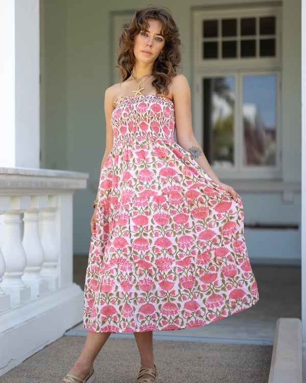 Komal Midi / Maxi Skirt in Lotus