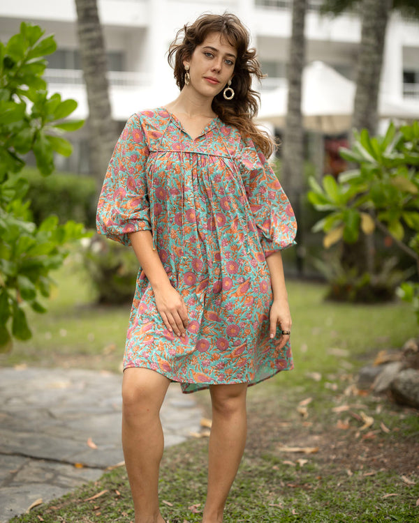 Sama Short Dress in Bloom