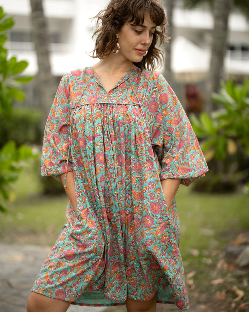 Sama Short Dress in Bloom