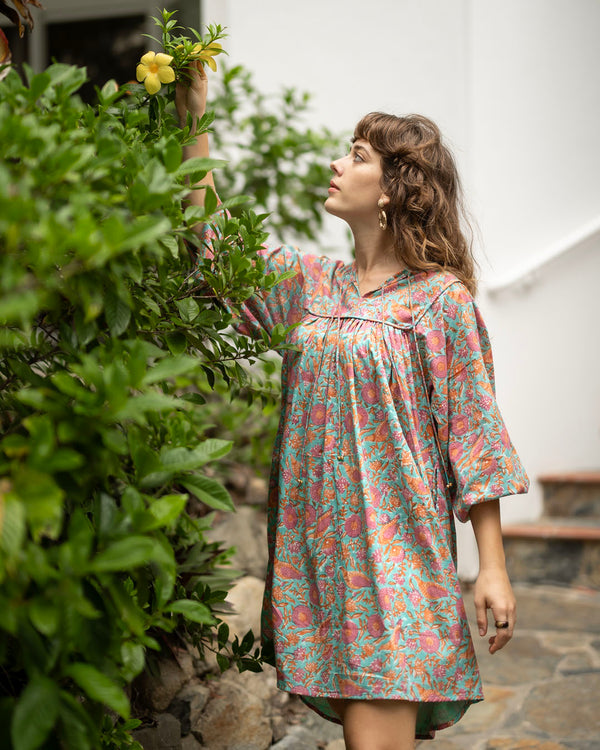 Sama Short Dress in Bloom