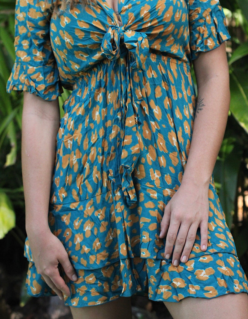 Bella Short Dress in Nomad