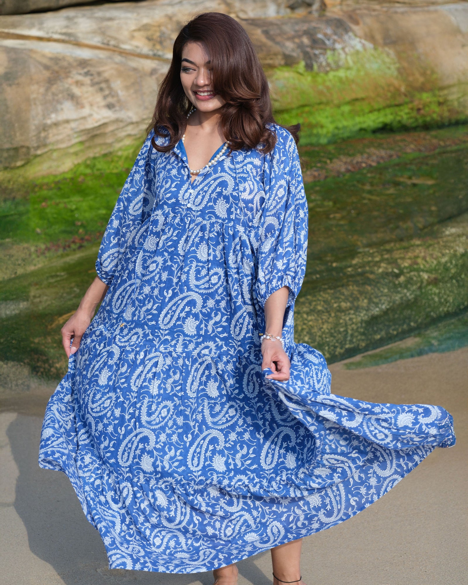 Neera Maxi- Sea Breeze – River Goddess