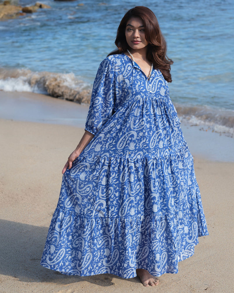 Neera Maxi- Sea Breeze River Goddess Neera Maxi- Sea Breeze River Goddess