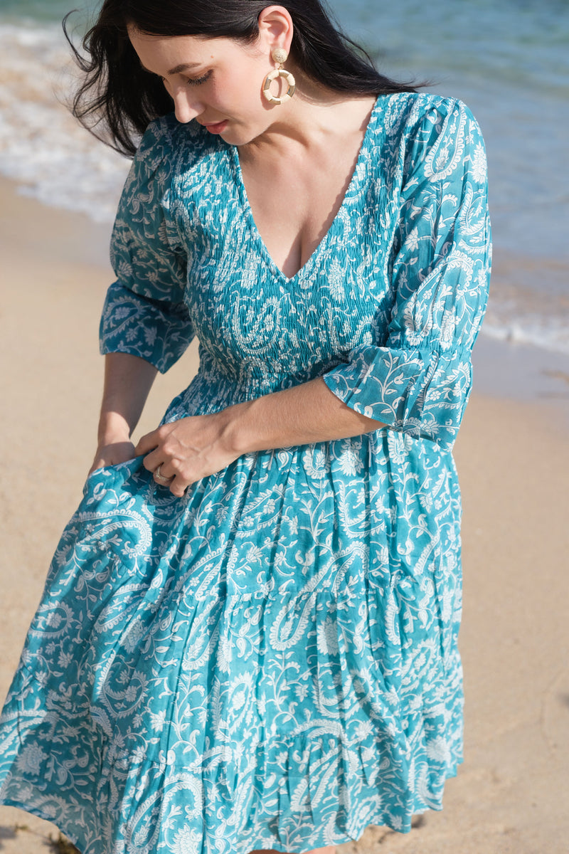 Kaaya Short Dress in Summer Breeze