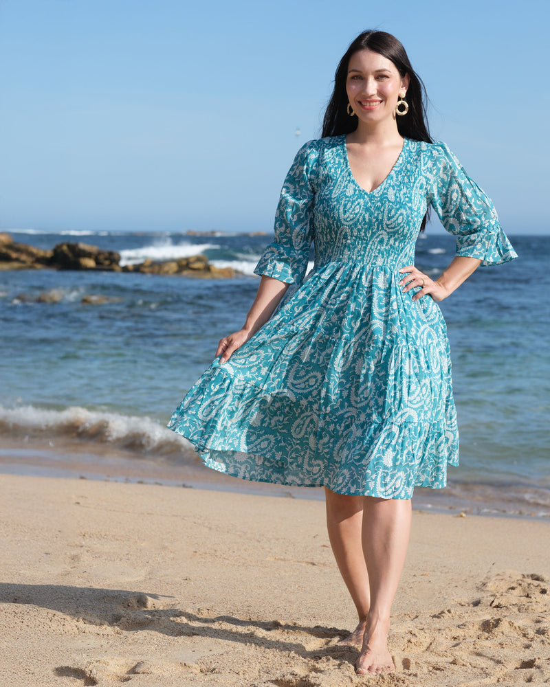 Kaaya Short Dress in Summer Breeze