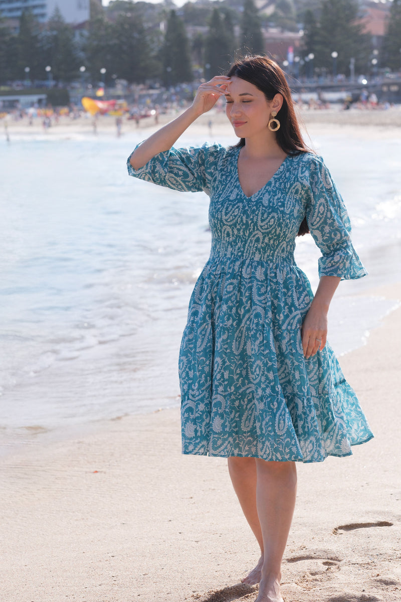 Kaaya Short Dress in Summer Breeze