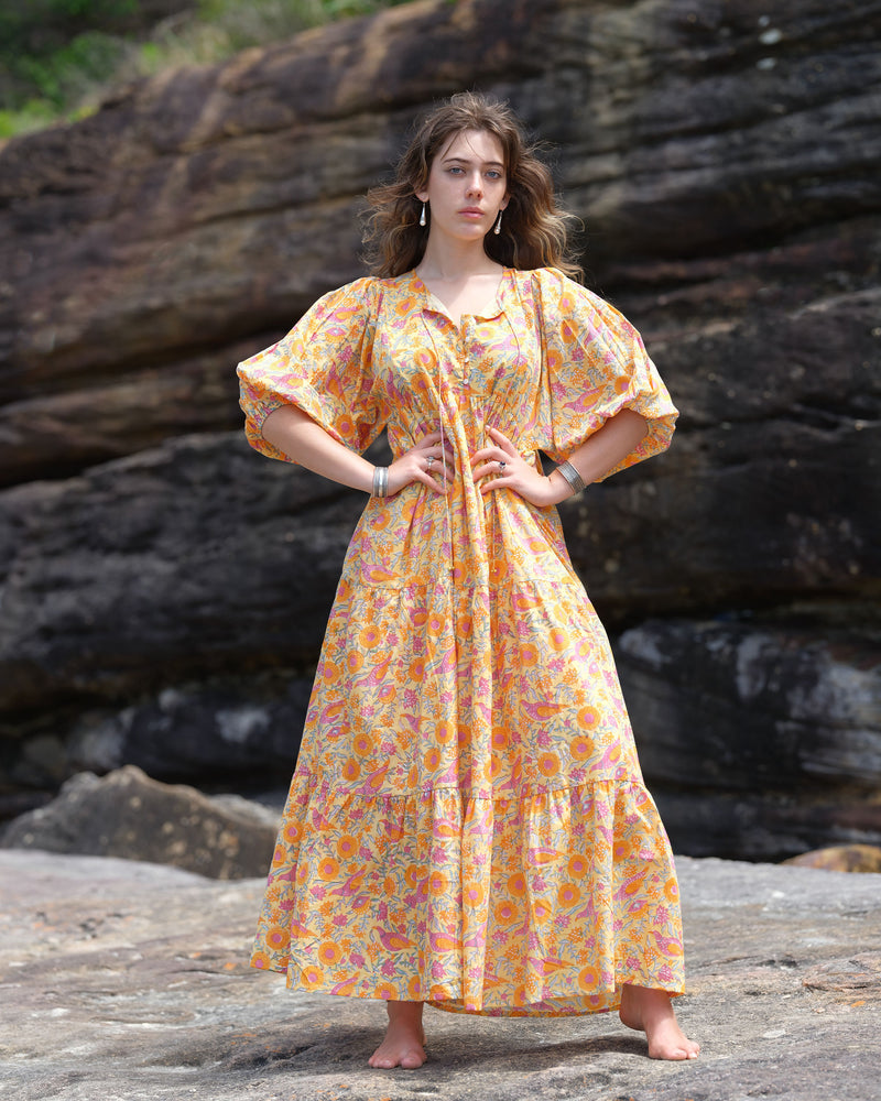 soma maxi dresses Golden Soma Neera Maxi S/M