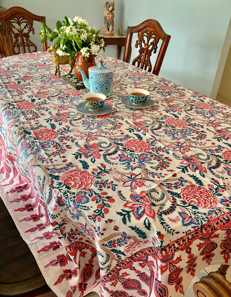 Yogi Cotton Tablecloth