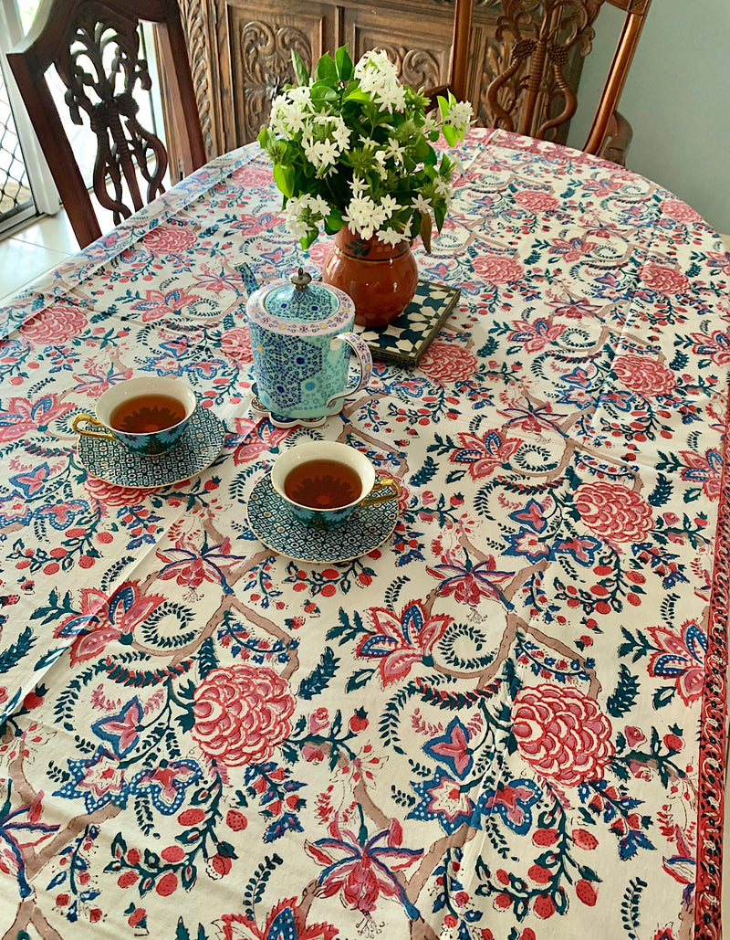 Yogi Cotton Tablecloth