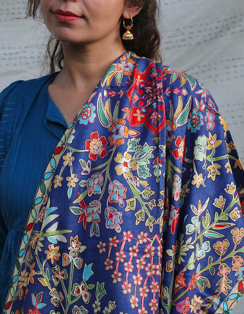 Neelam Pashmina Embroidered Scarf