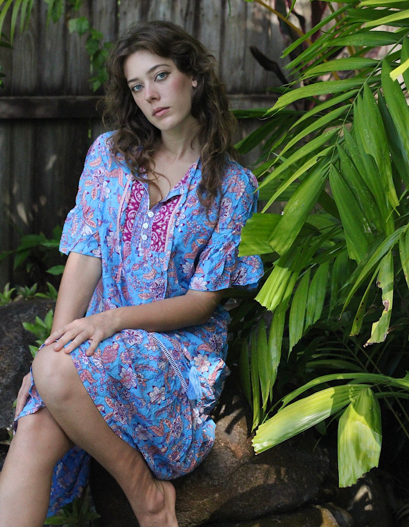 Aqua Sunbird Tunic