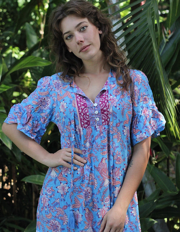 Aqua Sunbird Tunic