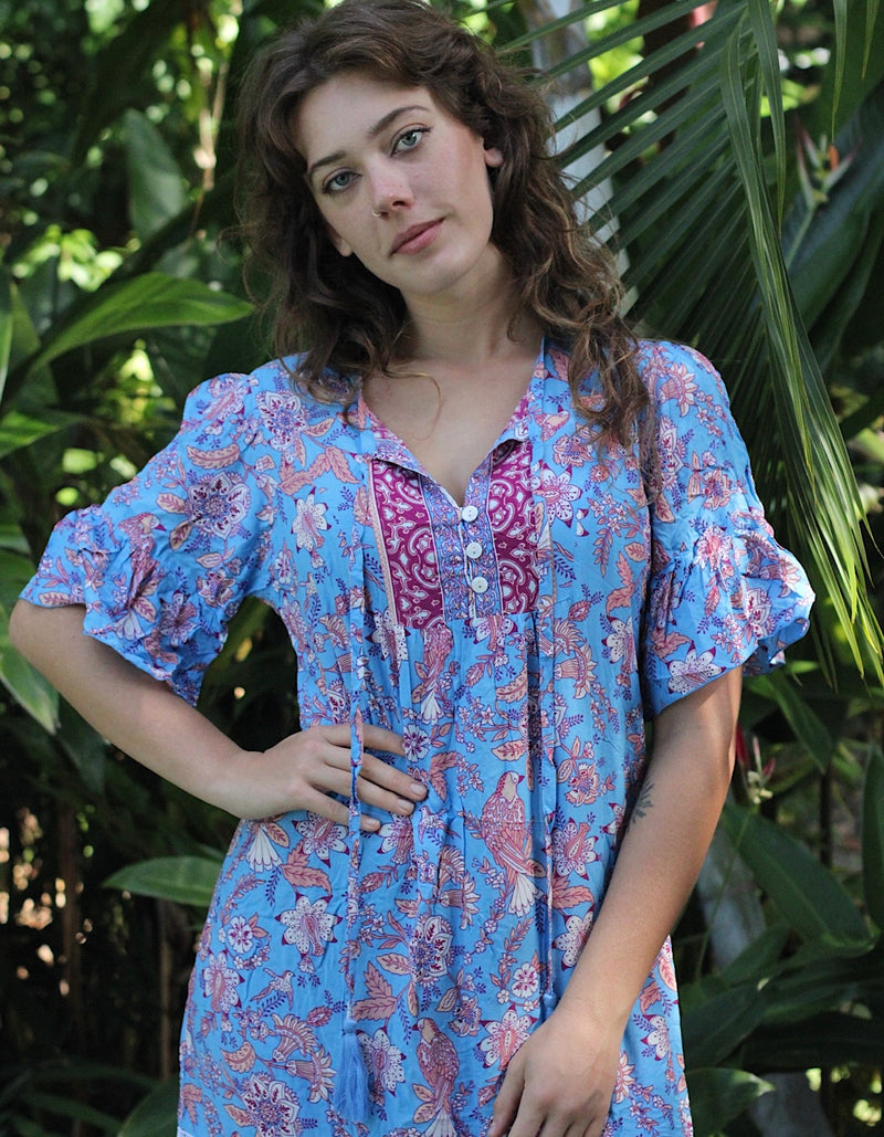 Aqua Sunbird Tunic