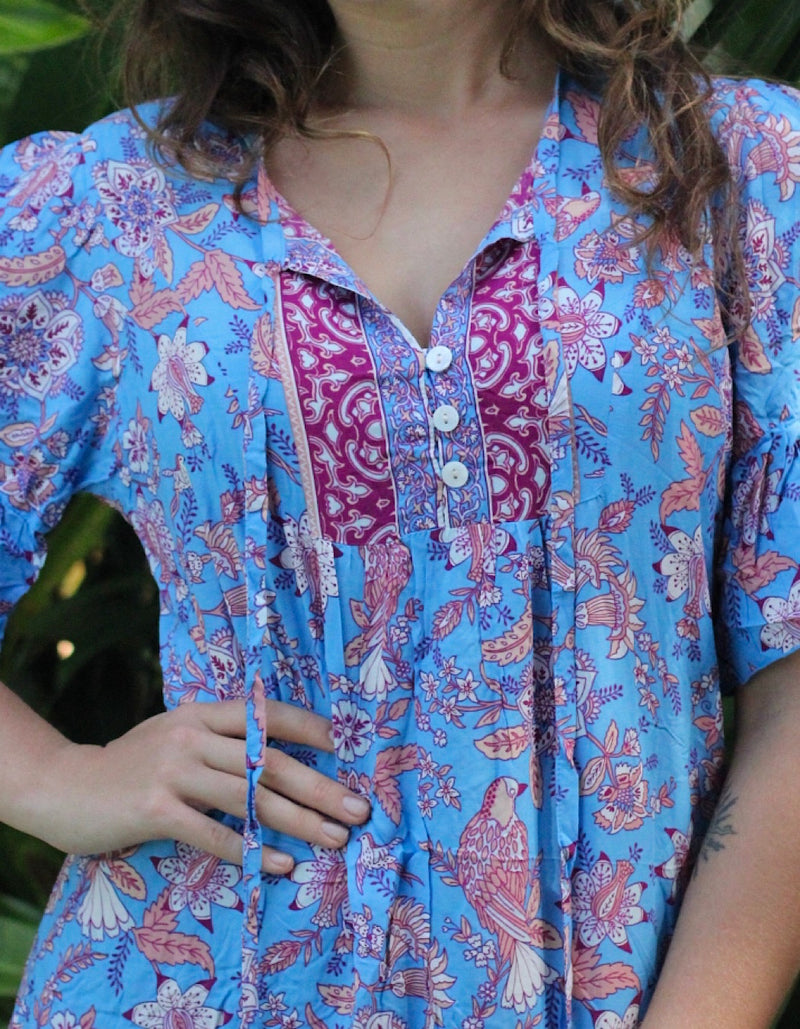 Aqua Sunbird Tunic
