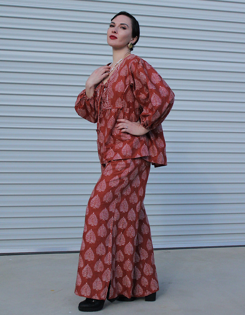 Hera Pants in Maple