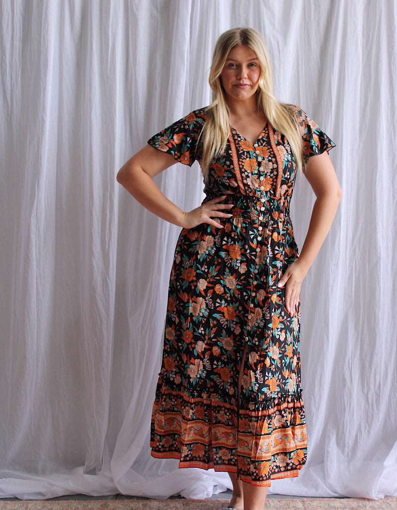 samsara maxi dresses SAMSARA DRESS ROYAL BLUE M