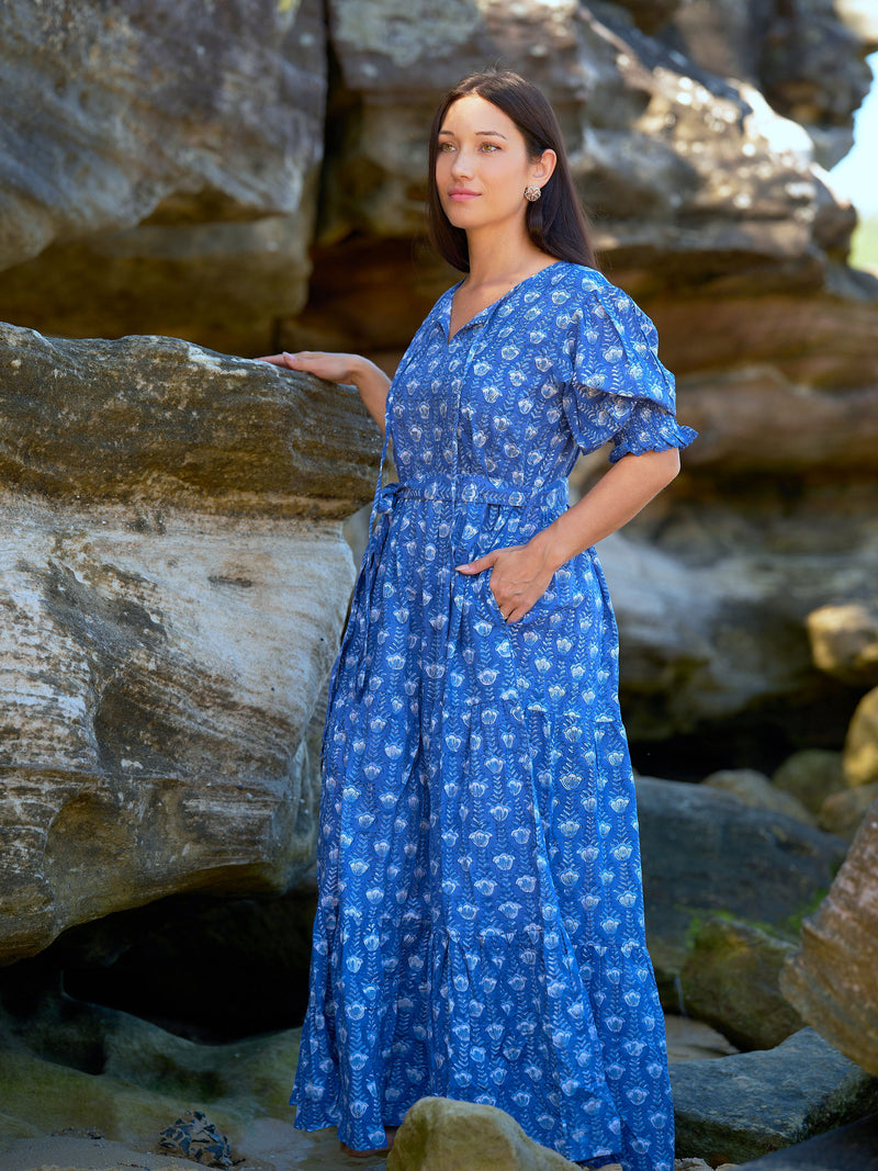 Jasmine Maxi in Bluebell