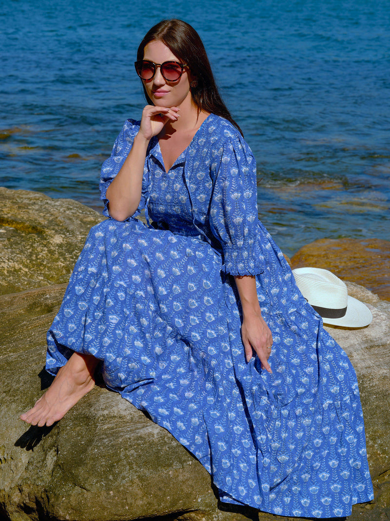 Jasmine Maxi in Bluebell