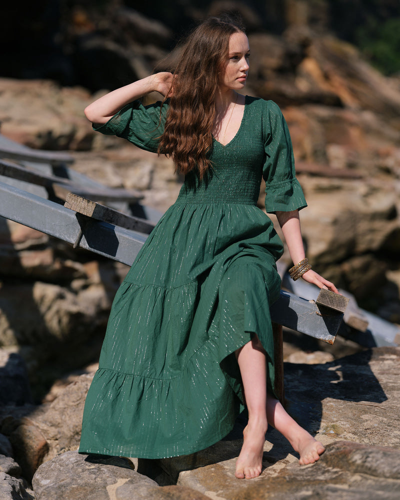 Jade Kaaya Maxi- Lined River Goddess Jade Kaaya Maxi- Lined River Goddess