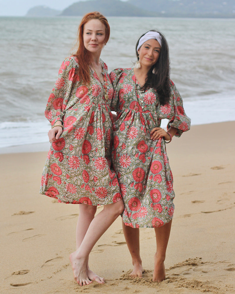 Hawa Short Dress In Flora