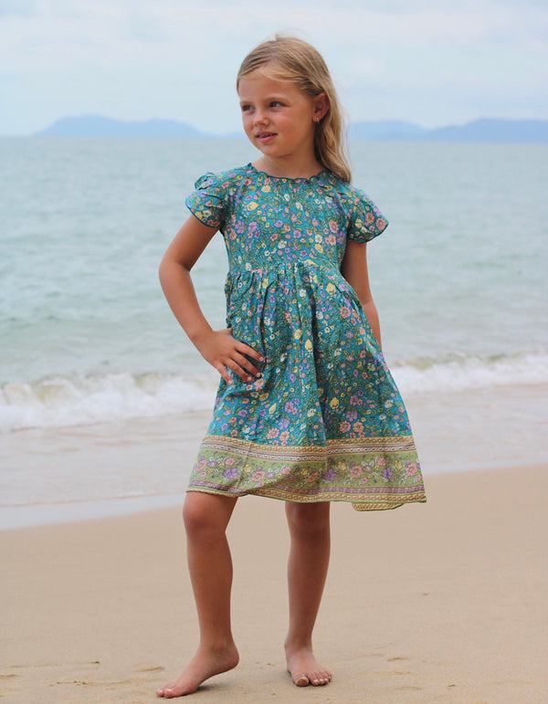 Girls Dress Forest Wild Flower