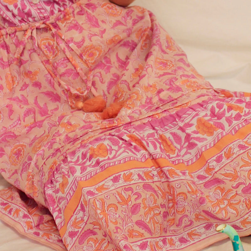 Sundari Blush Short Dress