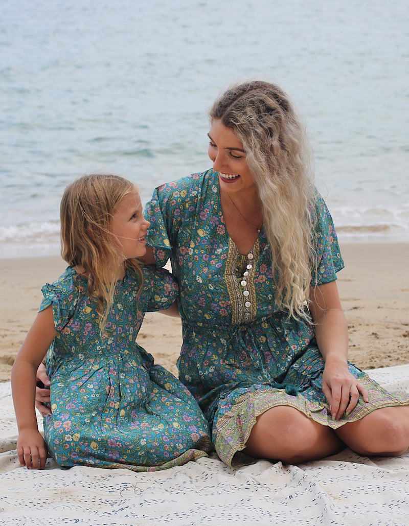 Girls Dress Forest Wild Flower